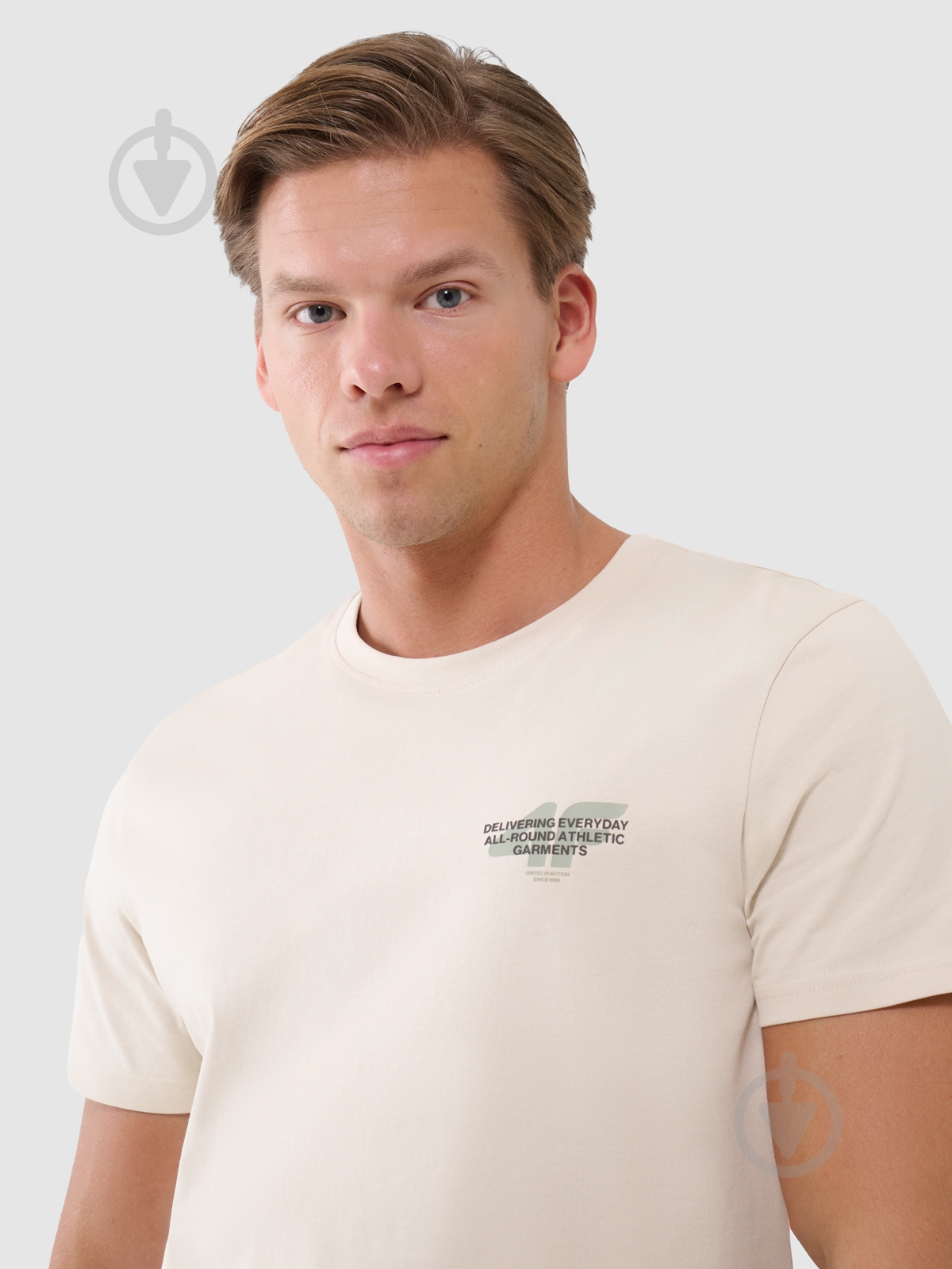 Футболка 4F TSHIRT M1974 р.L бежевый - фото 2