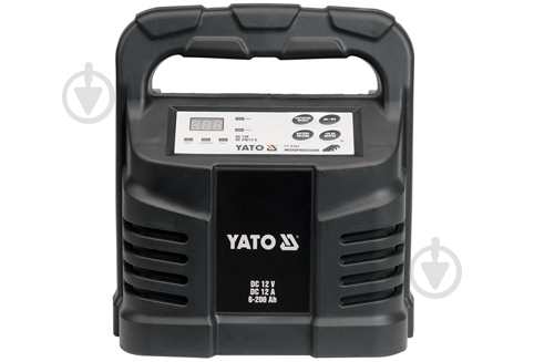 Зарядное устройство инверторное YATO 12V 12 А 200 А/год (YT-8302) - фото 1 Зарядное устройство инверторное YATO 12V 12 А 200 А/год (YT-8302) - фото 1