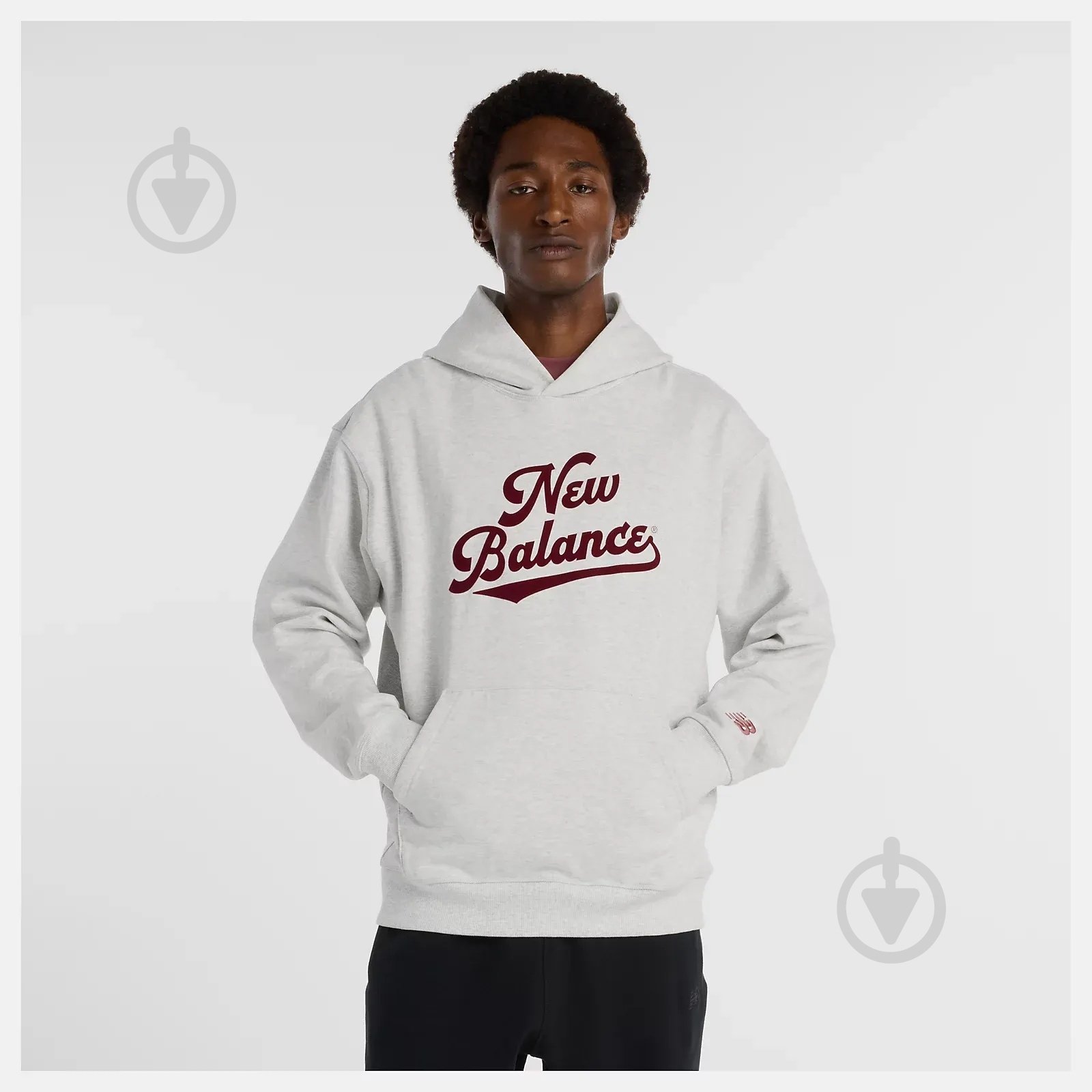 Худі New Balance MT53902AHH р.L сірий - фото 1 Худі New Balance MT53902AHH р.L сірий - фото 1