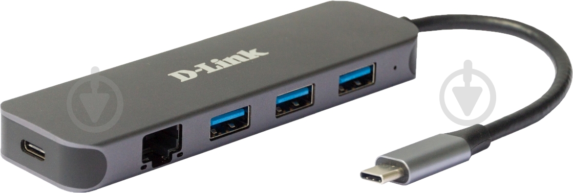 Сетевой адаптер D-Link DUB-2334 1xGE 3xUSB 3.0 1xUSB-C USB-C - фото 1 Сетевой адаптер D-Link DUB-2334 1xGE 3xUSB 3.0 1xUSB-C USB-C - фото 1