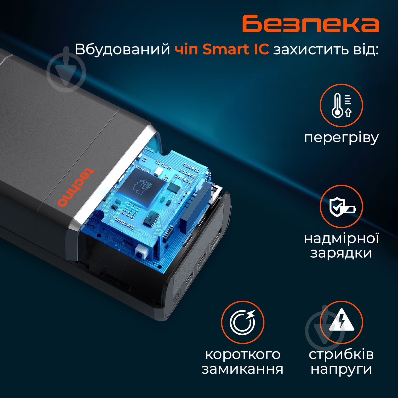 Повербанк Techno PDC130 38000 mAh black (PDC130) - фото 4