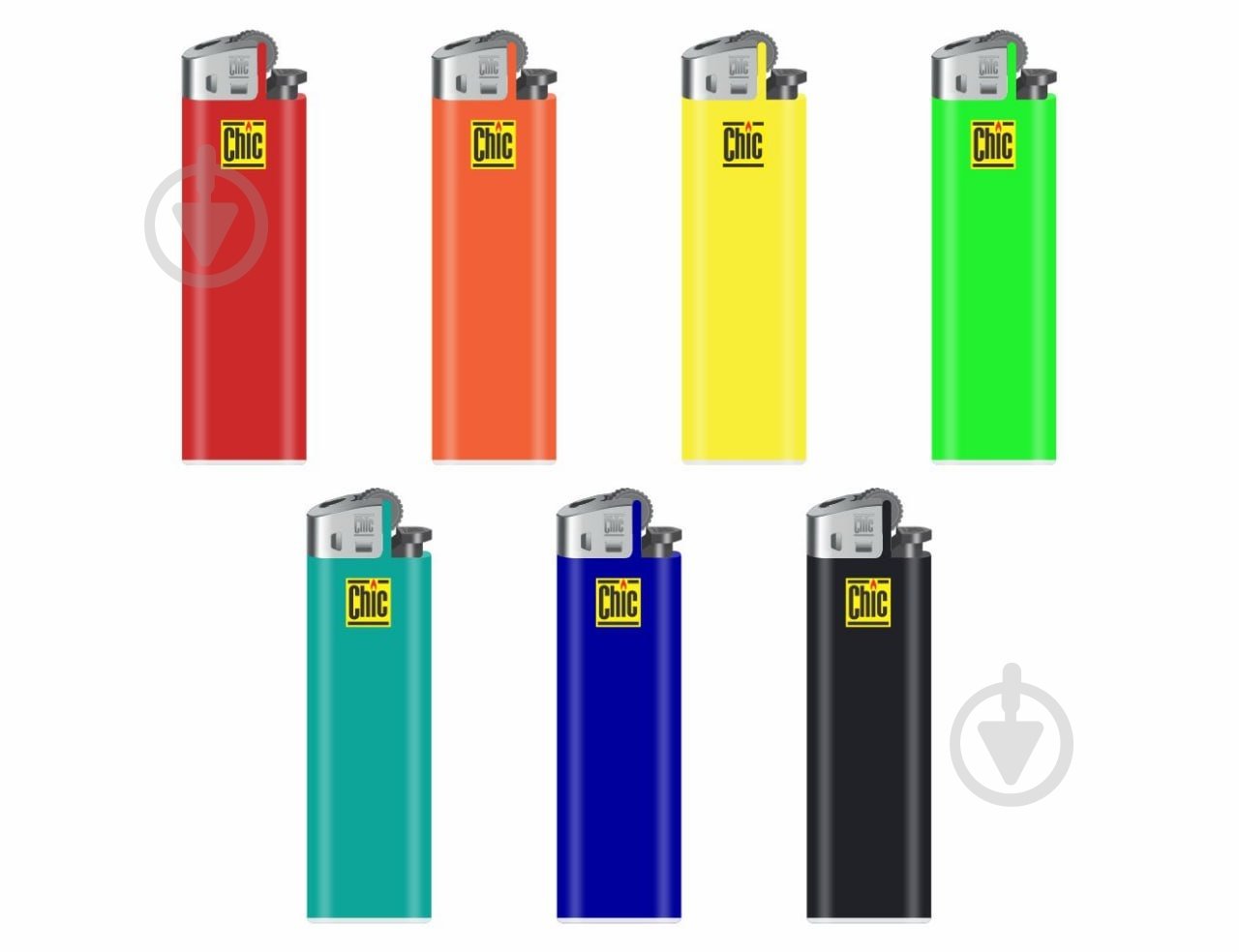 Зажигалка Chic CH-8019 "Цветная" - фото 2