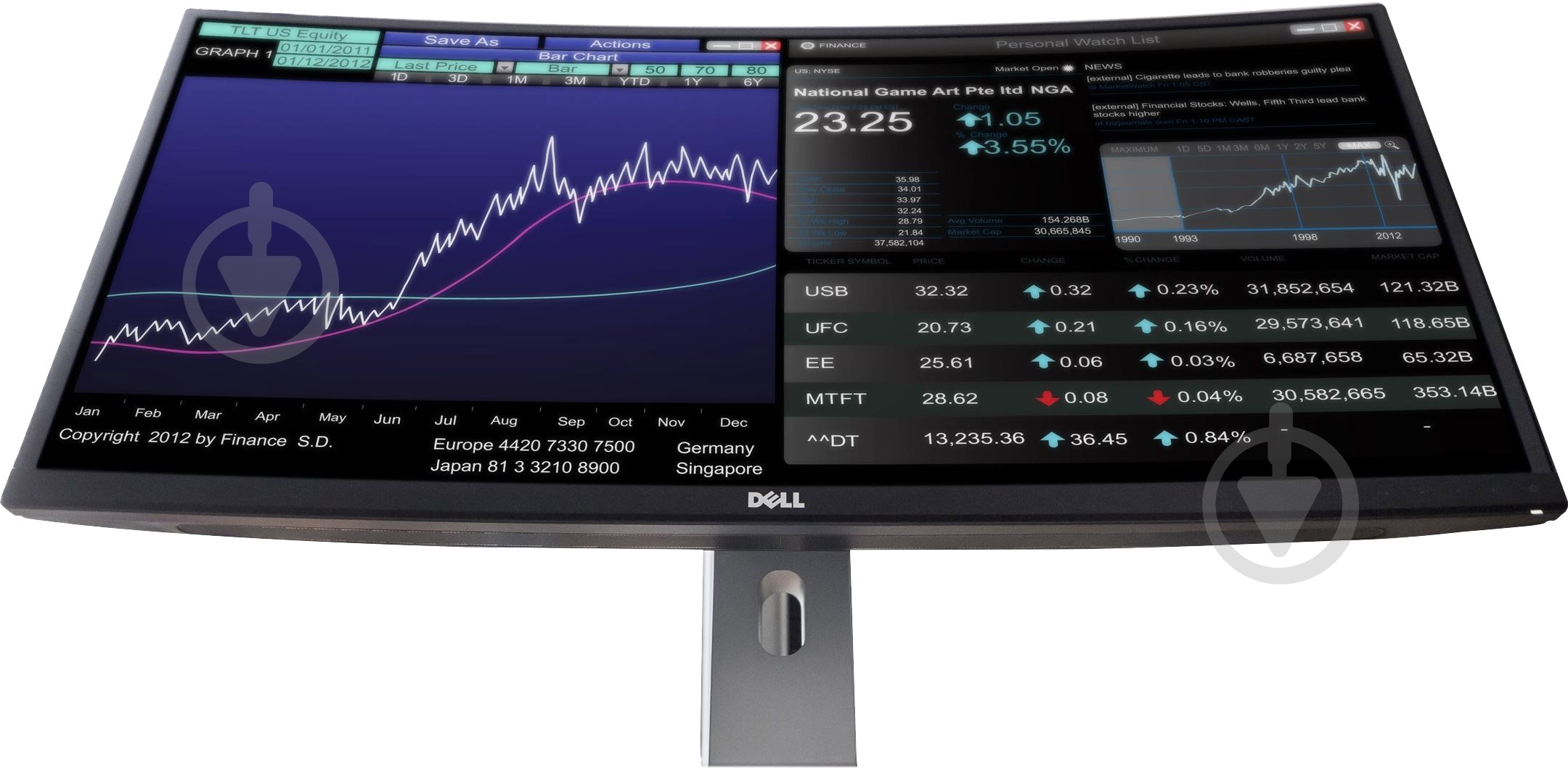 Монитор Dell U3415W UltraSharp 34" (210-ADYS) - фото 6