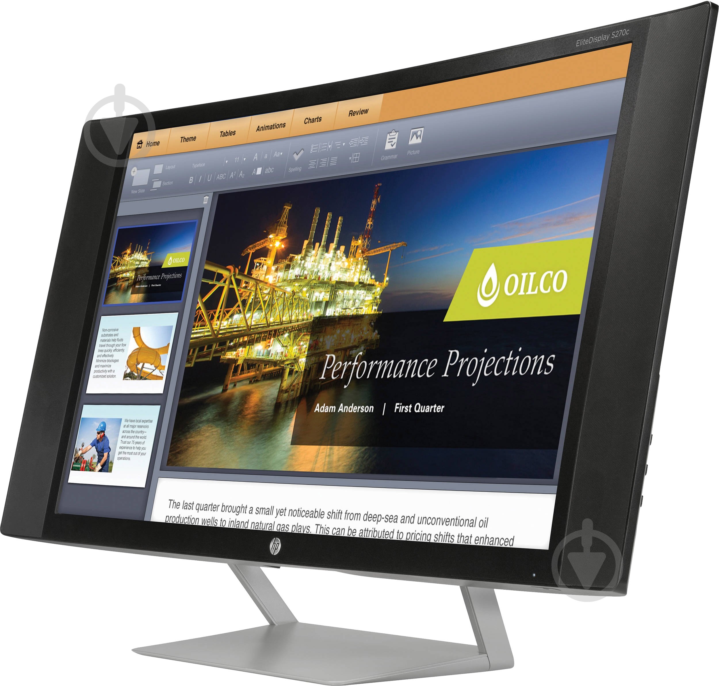 Монитор HP EliteDisplay S270c 27" (K1M38AA) - фото 3