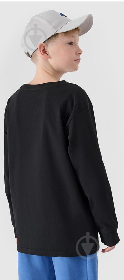 Футболка с длинным рукавом 4F 4FJWSS25TLONM421-20S р.140 черный - фото 3 Футболка с длинным рукавом 4F 4FJWSS25TLONM421-20S р.140 черный - фото 3