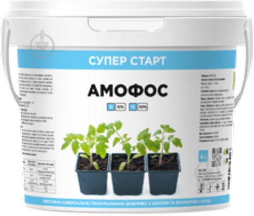 Удобрение УАПГ Амофос MAP NP 11:52 4 кг - фото 1