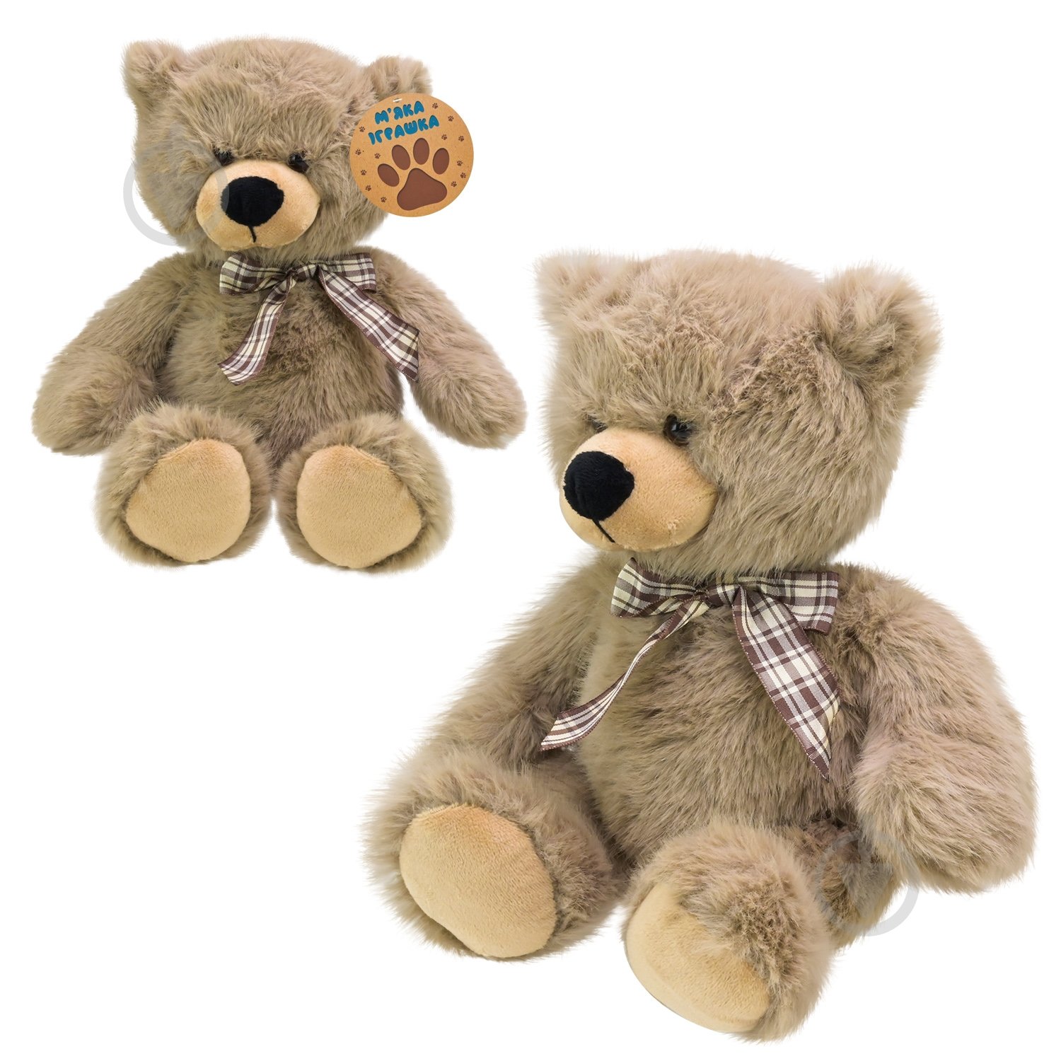 М'яка іграшка Shantou Ведмедик 44 см коричневий MJ2404 - фото 1