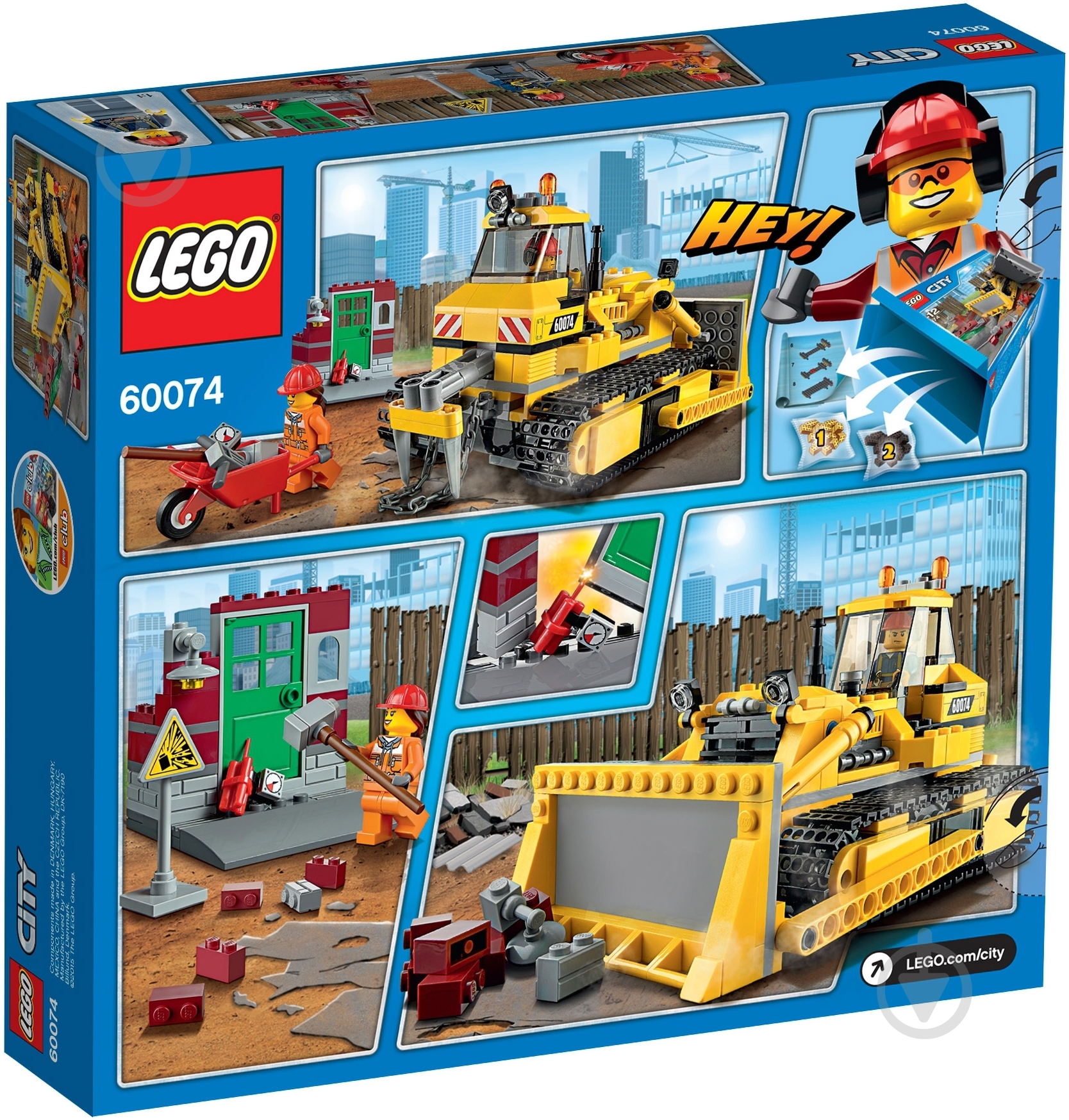 Конструктор LEGO City Бульдозер - фото 5 Конструктор LEGO City Бульдозер - фото 5