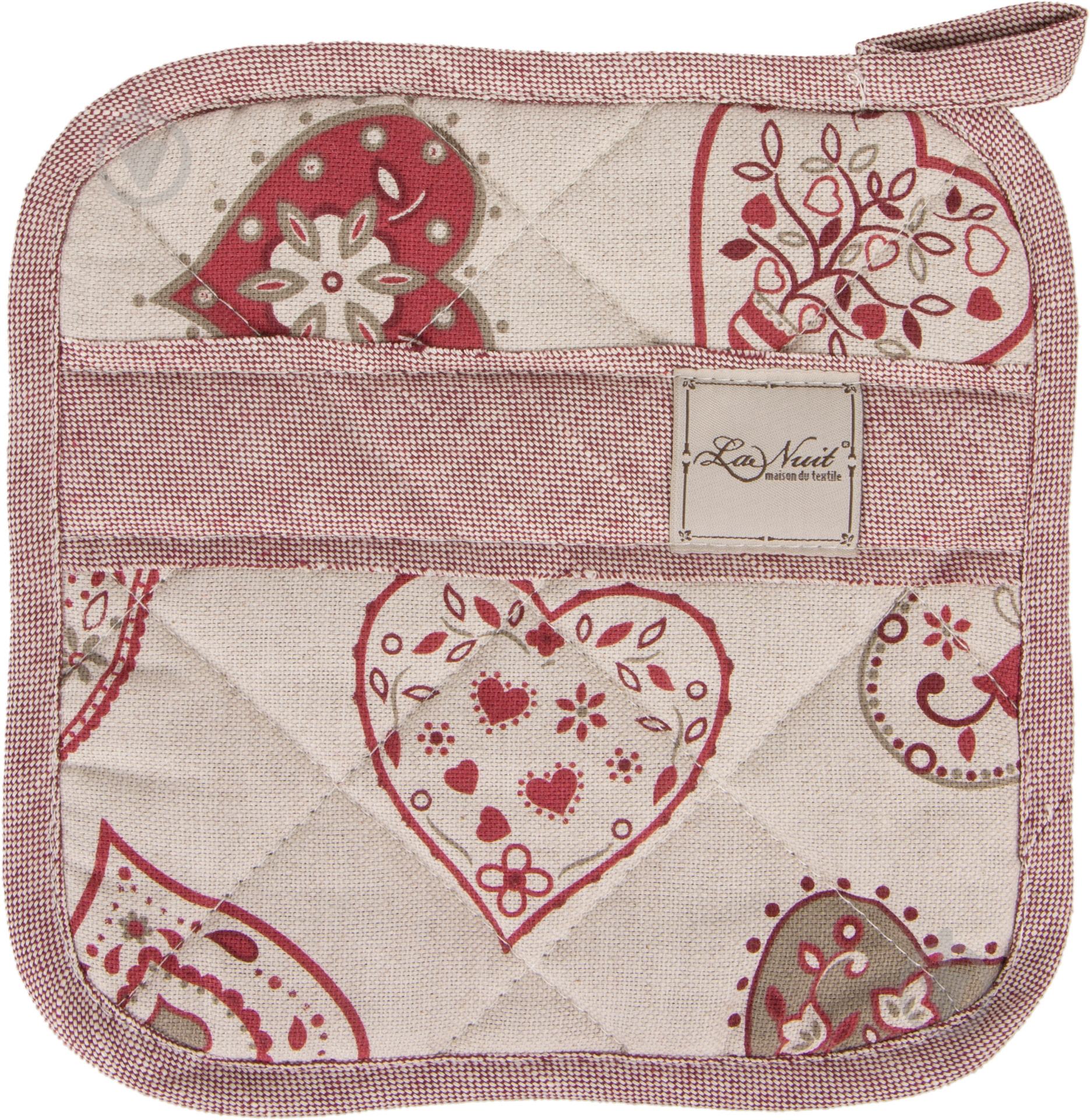 Набор кухонный Сердца красный La Nuit - фото 4 Набор кухонный Сердца красный La Nuit - фото 4