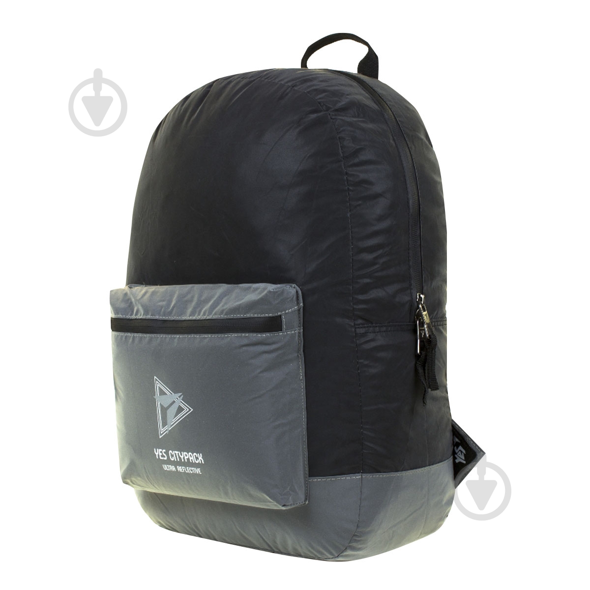 Рюкзак YES Reflective R-03 Ray Reflective Black/Grey (558594) - фото 2