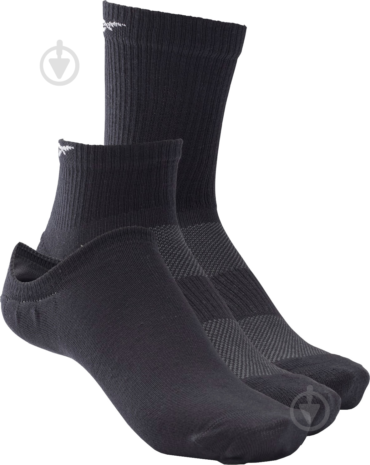 Носки Reebok Te All Purpose Sock GH0404 р.S черный 3 шт. - фото 1 Носки Reebok Te All Purpose Sock GH0404 р.S черный 3 шт. - фото 1
