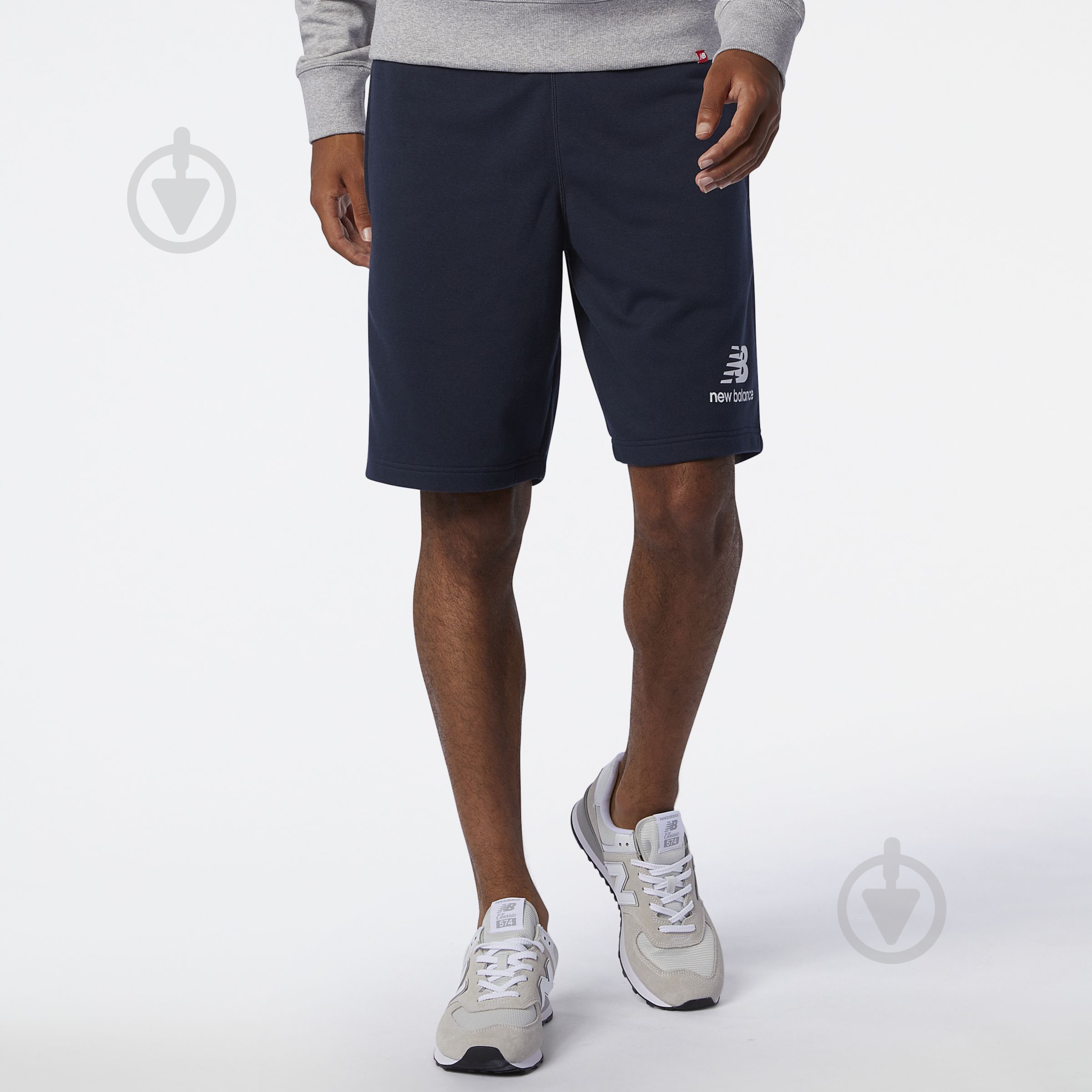 Шорти New Balance MS03558ECL р. L синій - фото 1