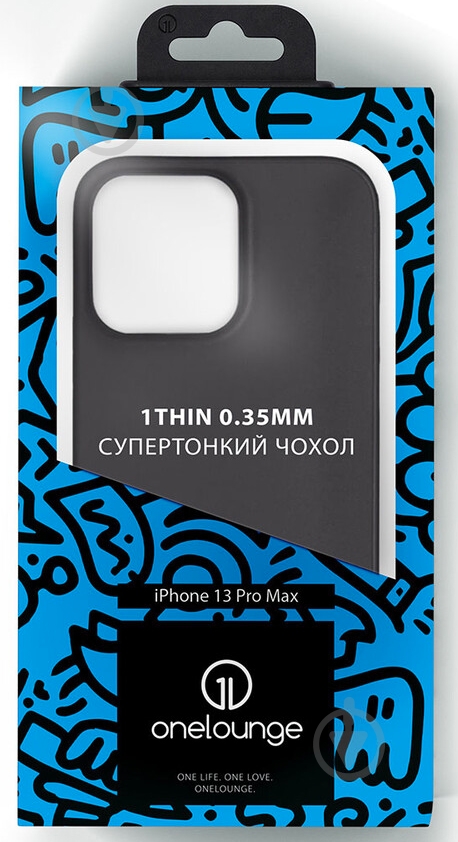 Чехол OneLounge 1Thin 0.35mm Black для Apple iPhone 13 Pro Max (14229) - фото 12 Чехол OneLounge 1Thin 0.35mm Black для Apple iPhone 13 Pro Max (14229) - фото 12