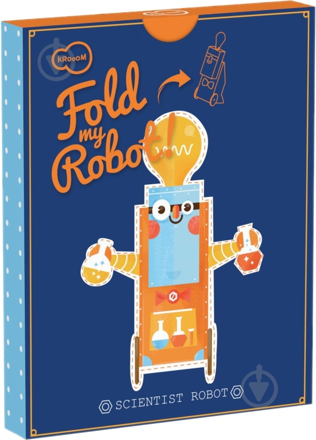 3D-конструктор Krooom Робот-науковець K-465 - фото 2