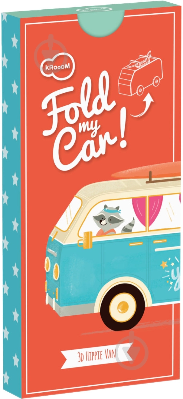 3D-конструктор Krooom Хіппі-вен K-452 - фото 2 3D-конструктор Krooom Хіппі-вен K-452 - фото 2