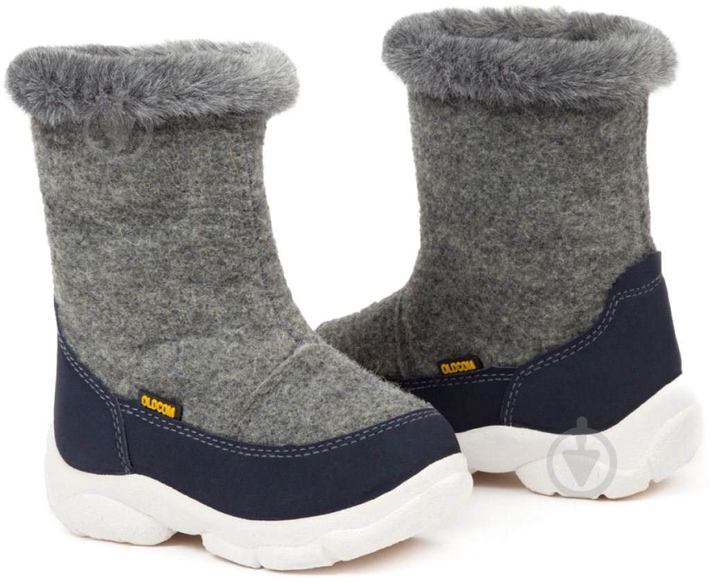 Сапоги для девочек Oldcom размер 24 серый - фото 3