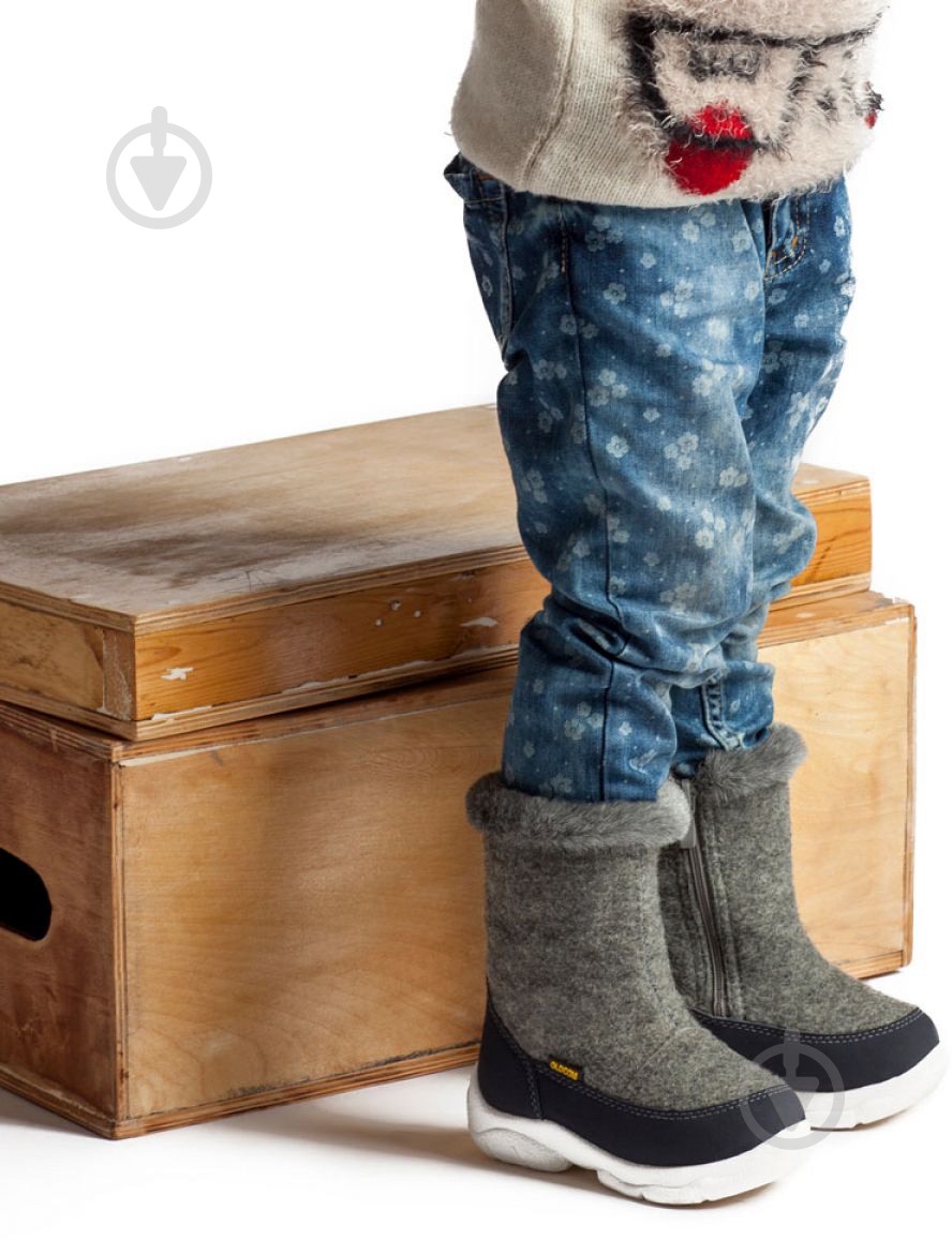 Сапоги для девочек Oldcom размер 26 серый - фото 4