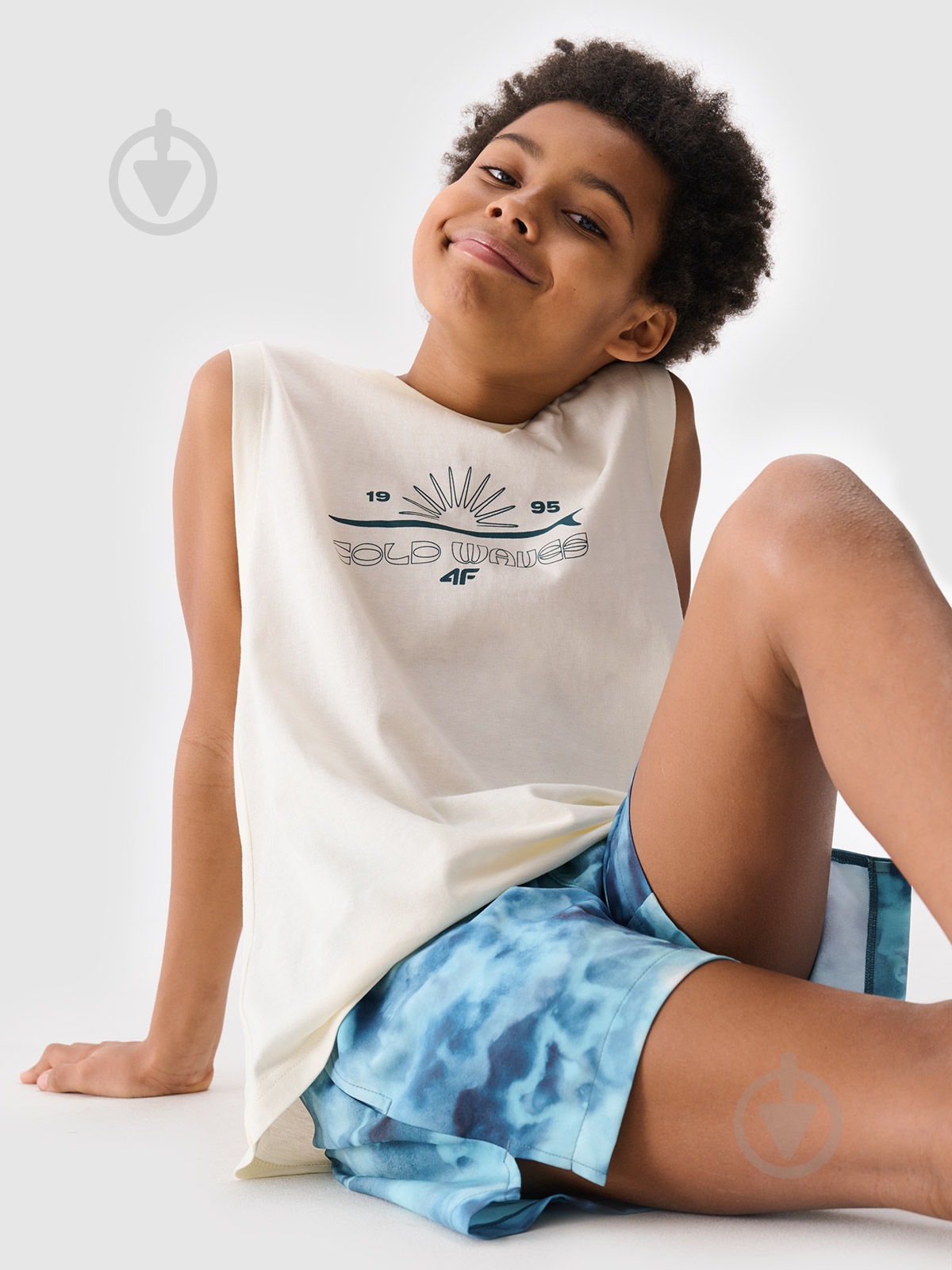 Майка 4F SLEEVELESS M163 бежевий - фото 4