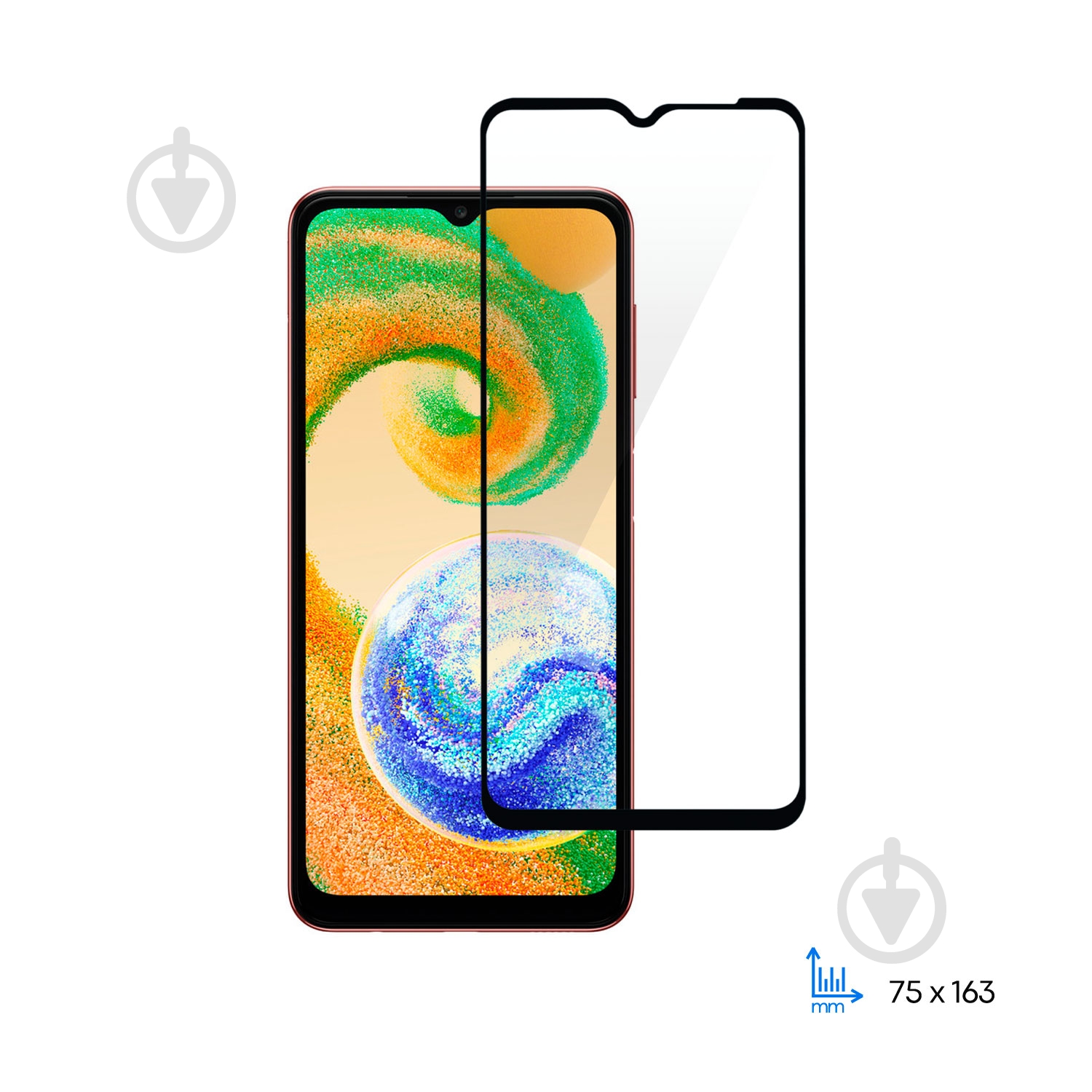 Захисне скло 2E для Samsung Galaxy A04/A04s (A045/A047) 2.5D FCFG (2E-G-A04-A04S-SMFCFG-BB) black border - фото 2 Захисне скло 2E для Samsung Galaxy A04/A04s (A045/A047) 2.5D FCFG (2E-G-A04-A04S-SMFCFG-BB) black border - фото 2