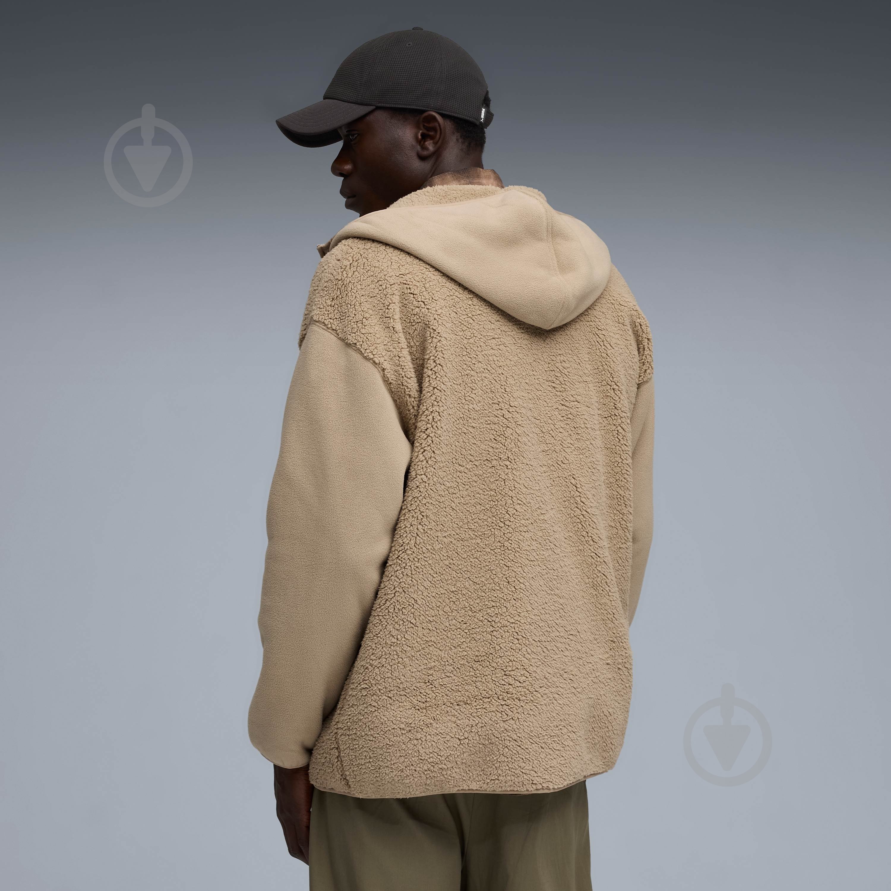 Куртка Puma ESS ELEVATED Relaxed Winterized Full-zip Hoodie Sherpa 68826055 р.XL - фото 2