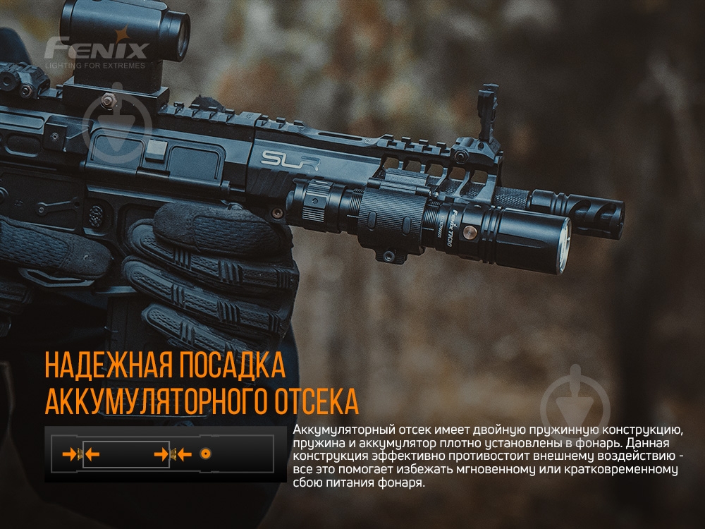 Фонарик Fenix ручной тактический TK30 LASER - фото 12