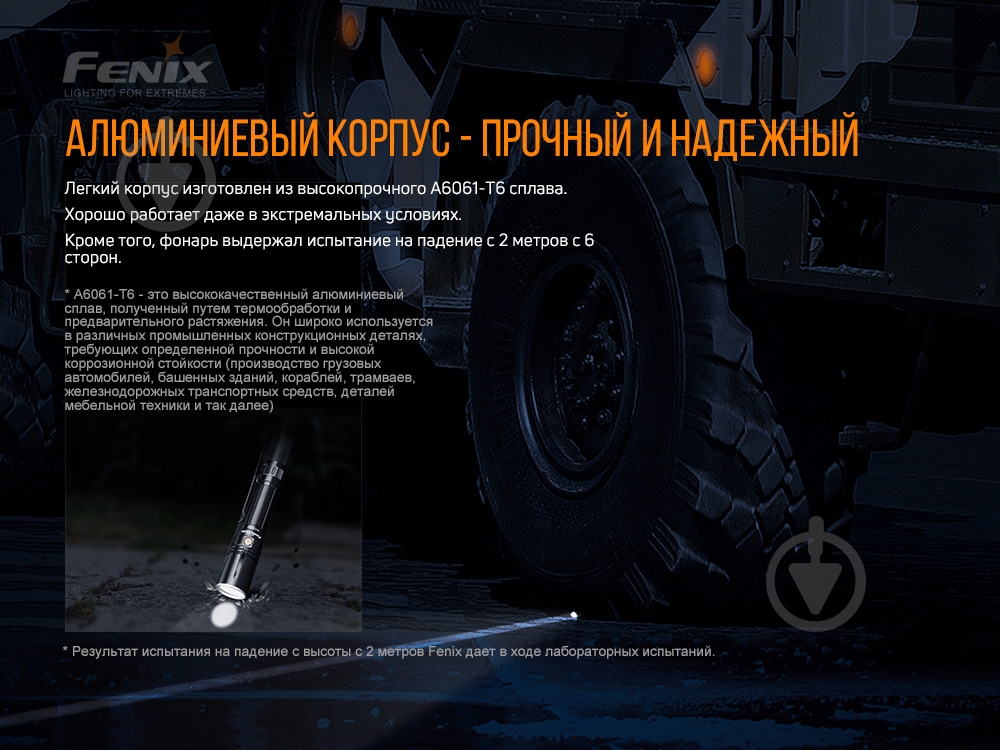 Фонарик Fenix ручной тактический TK30 LASER - фото 15