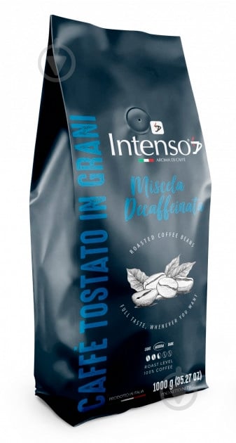Кава в зернах Intenso Decaffeinato 1000 г - фото 1