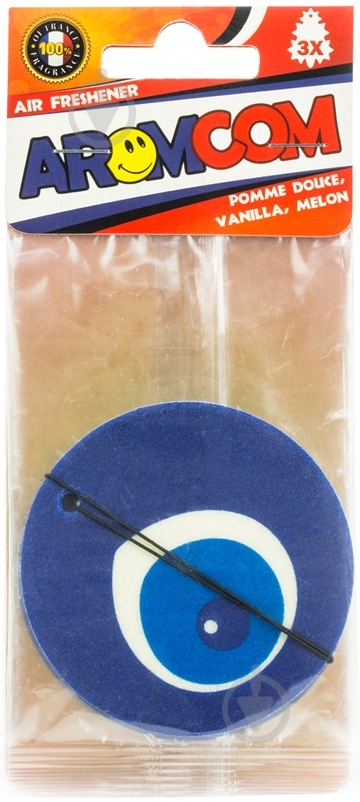 Ароматизатор підвісний Aromcom Anti-evel 3Х пом дюс - фото 1 Ароматизатор підвісний Aromcom Anti-evel 3Х пом дюс - фото 1