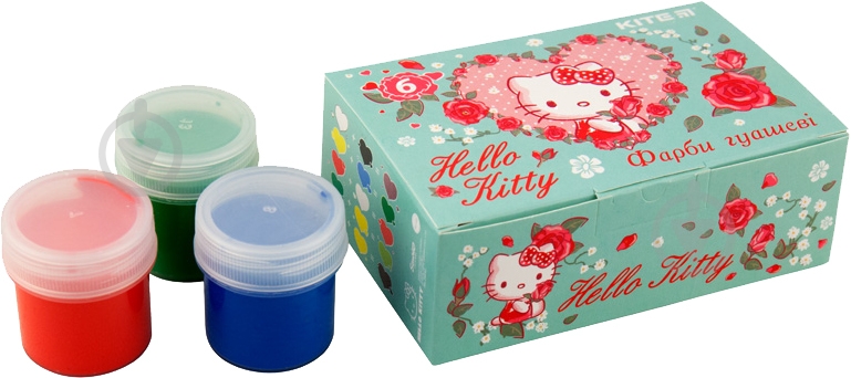 Гуашь Hello Kitty 6 цветов HK19-062 KITE - фото 2