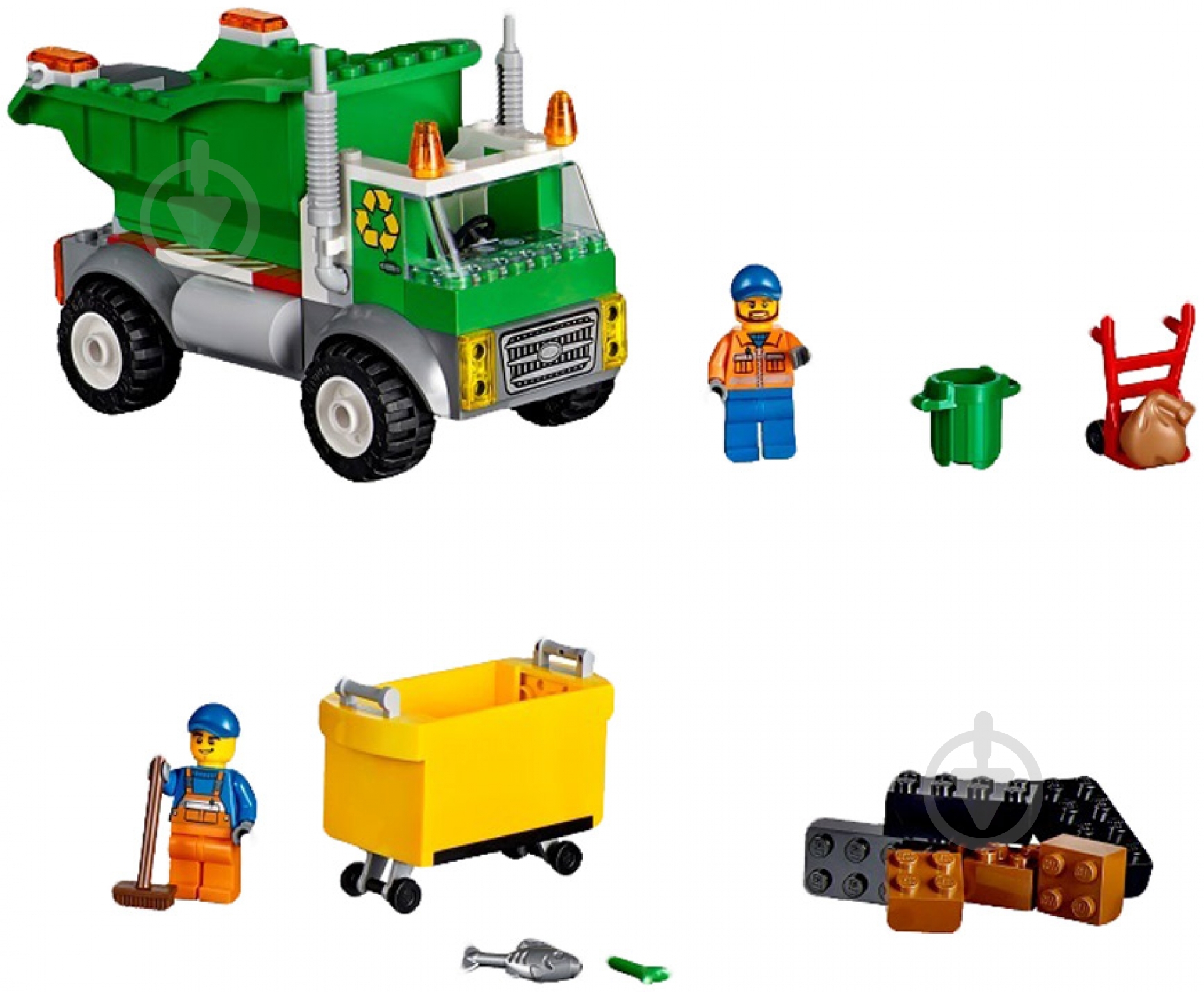 Конструктор LEGO Juniors Мусоровоз 10680 - фото 2