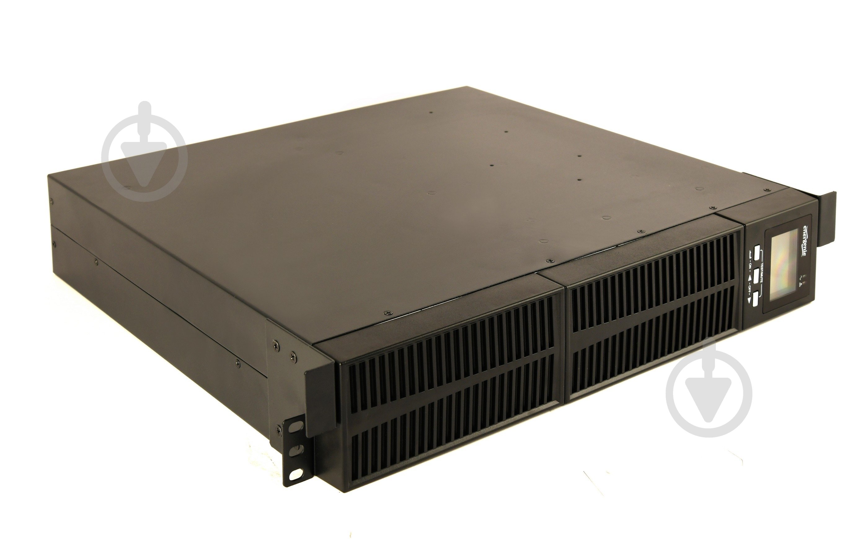 Джерело безперебійного живлення (ДБЖ) EnerGenie On-Line 2000VA синусоїдальний сигнал EG-UPSO-RACK-2000 - фото 1