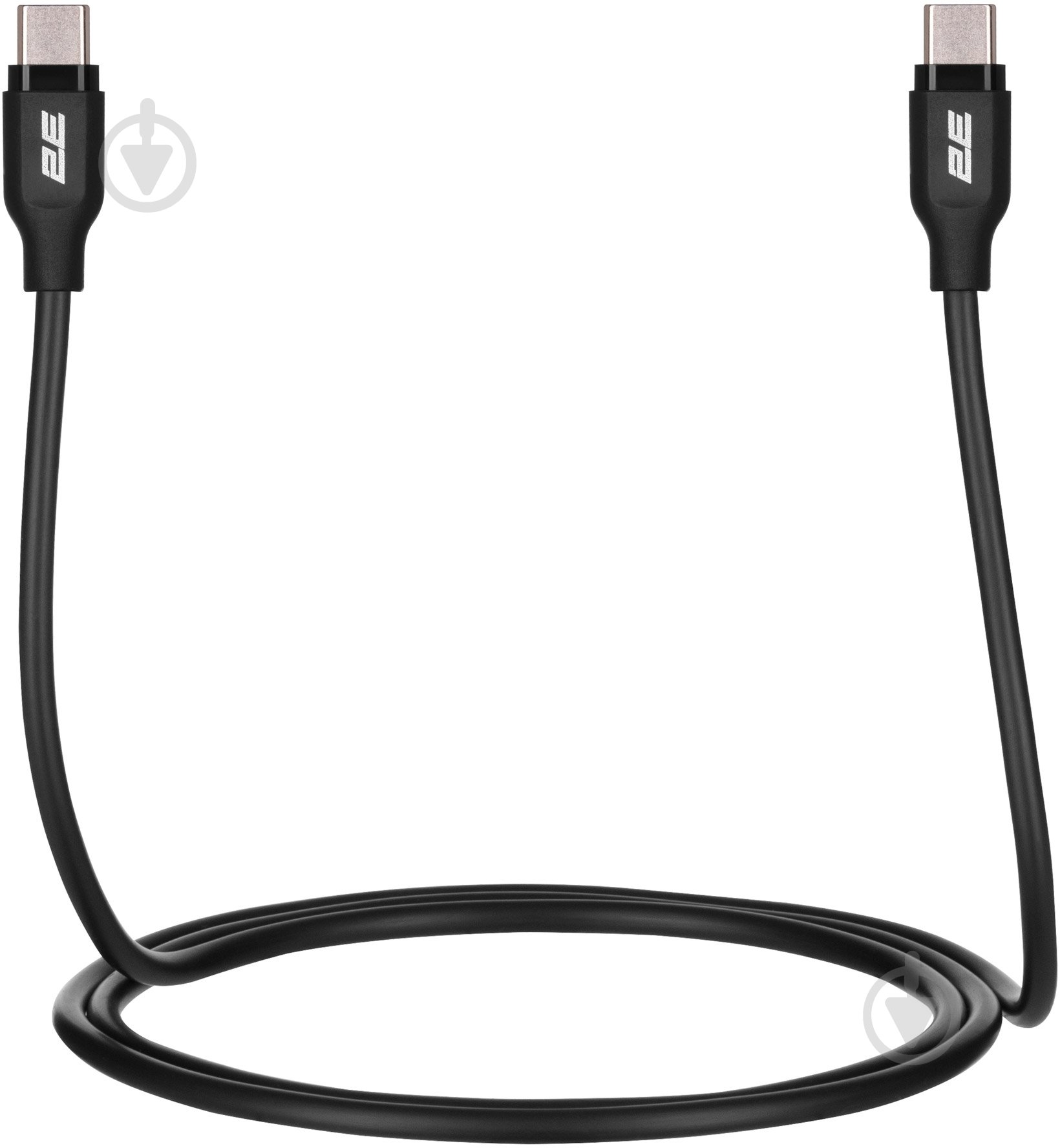 Кабель 2E USB-C — USB-C Glow 60W 1 м чорний (2E-CCCC-BL) - фото 3 Кабель 2E USB-C — USB-C Glow 60W 1 м чорний (2E-CCCC-BL) - фото 3