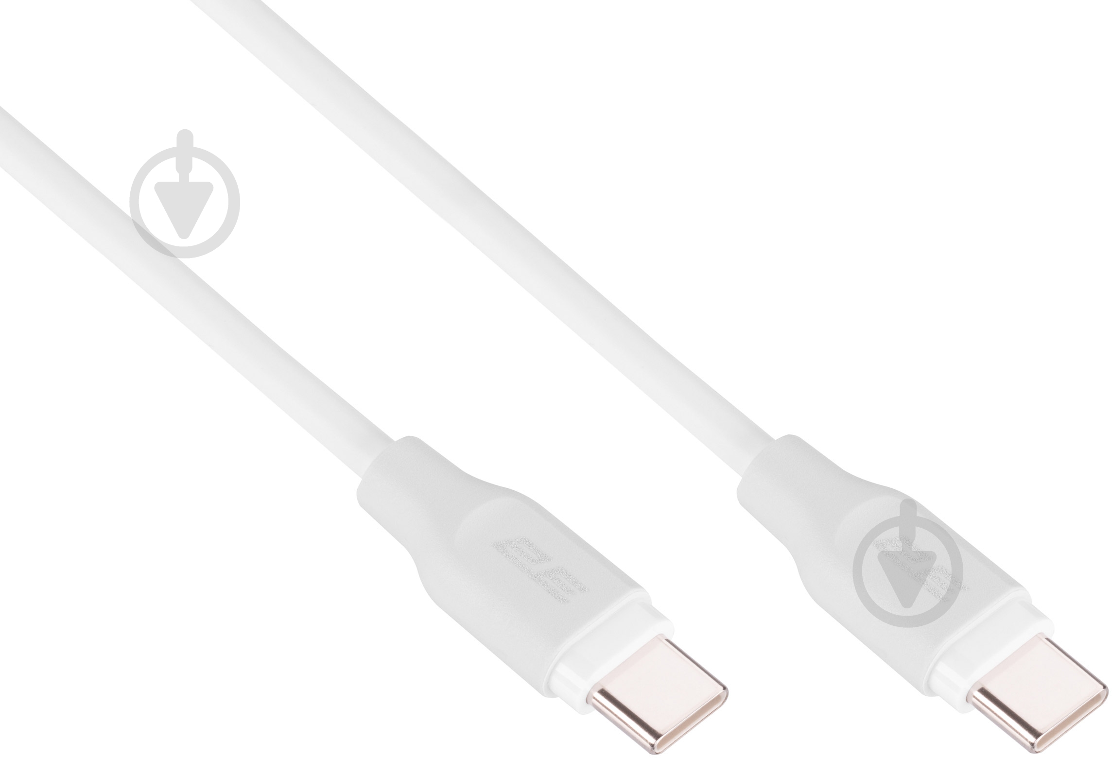 Кабель 2E USB-C — USB-C Glow 60W 1 м белый (2E-CCCC-WH) - фото 2 Кабель 2E USB-C — USB-C Glow 60W 1 м белый (2E-CCCC-WH) - фото 2