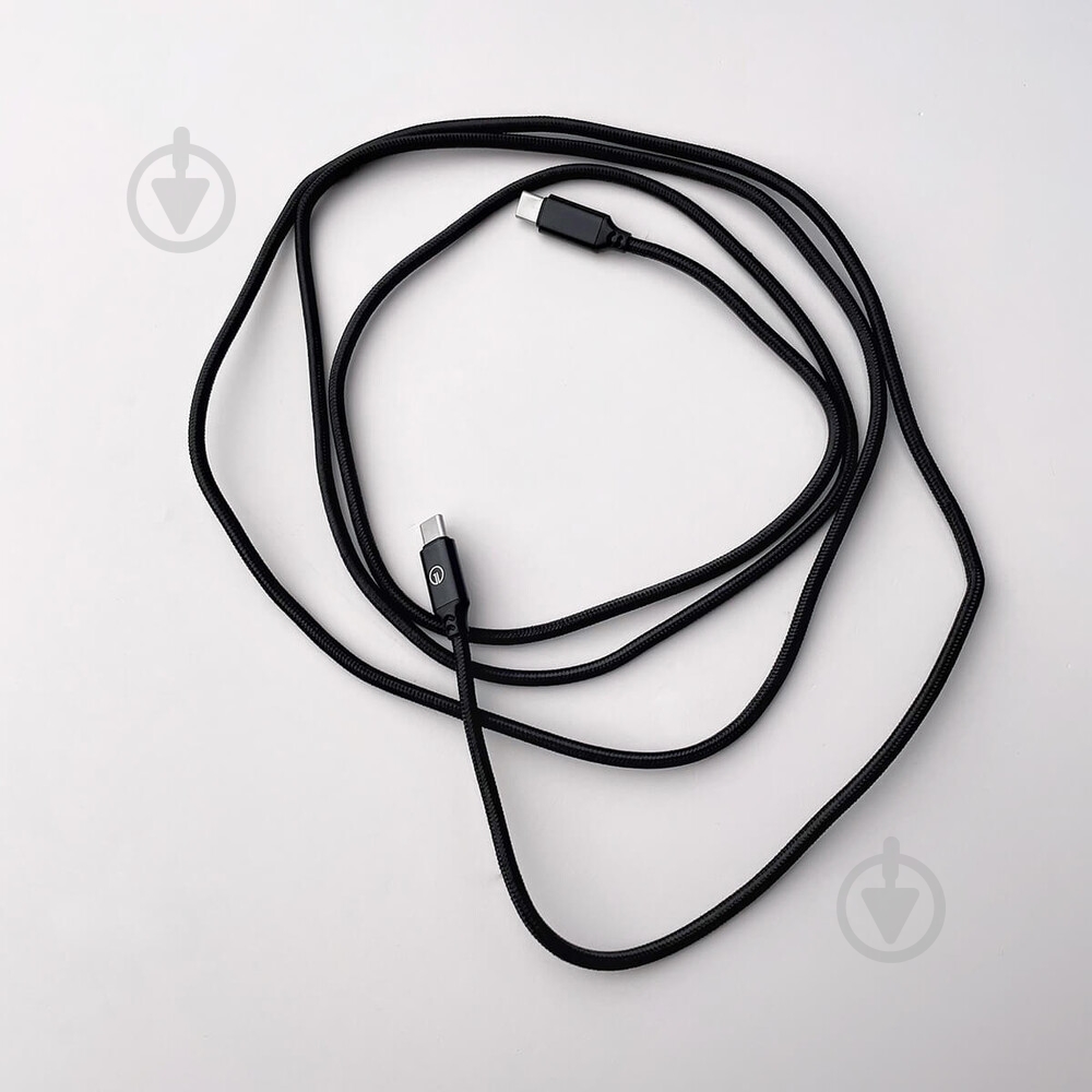 Кабель OneLounge 1Power USB-C to USB-C 100W 2 м black (14124) - фото 5