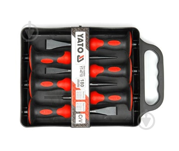 Набор зубил YATO YT-4710 - фото 1 Набор зубил YATO YT-4710 - фото 1