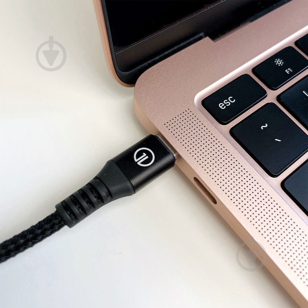 Кабель OneLounge 1Power MFi USB-C to Lightning 1,2 м black (14046) - фото 6 Кабель OneLounge 1Power MFi USB-C to Lightning 1,2 м black (14046) - фото 6