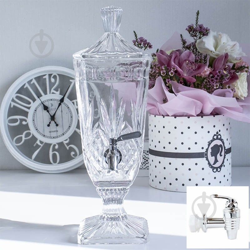 Лимонадниця на ніжці Crystal 1,8 л - фото 2 Лимонадниця на ніжці Crystal 1,8 л - фото 2