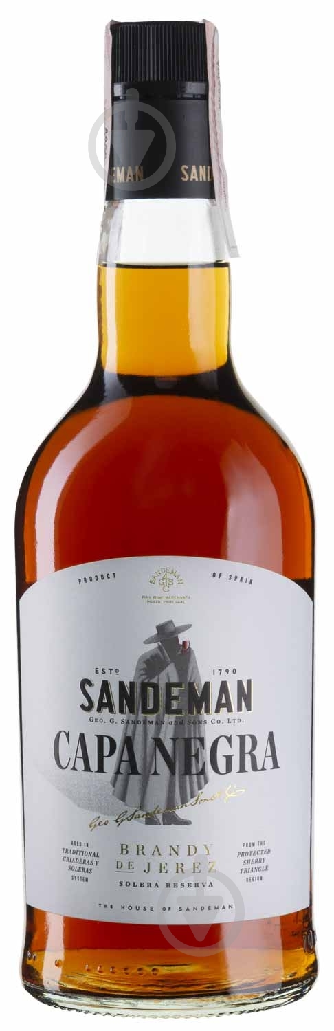 Бренди Sandeman Capa Negra Sandeman 0,7 л - фото 1 Бренди Sandeman Capa Negra Sandeman 0,7 л - фото 1