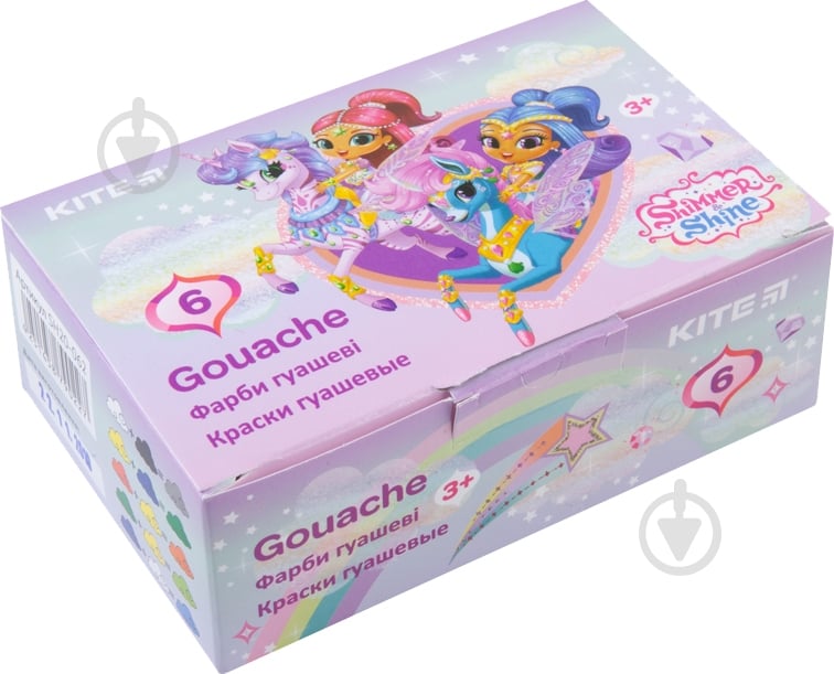 Гуаш Shimmer&Shine 6 кольорів SH20-062 KITE - фото 1