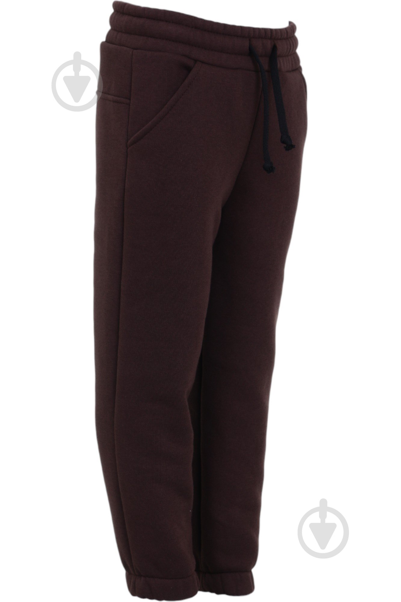 Джоггеры детские Формат с начесом р.128 коричневый - фото 5