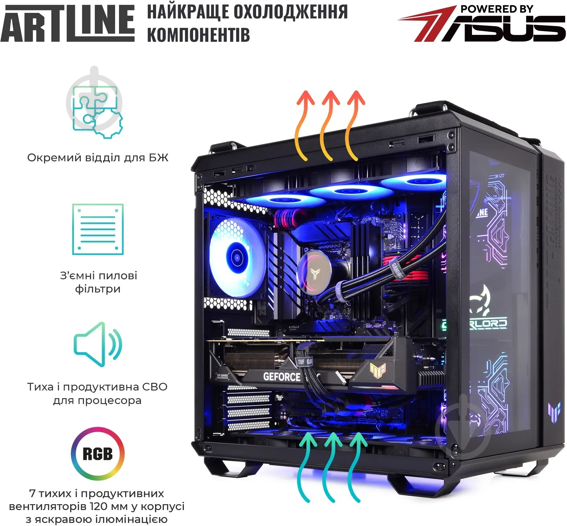 Компьютер Artline Overlord GT502 Windows 11 Home (GT502v77Win) black - фото 9