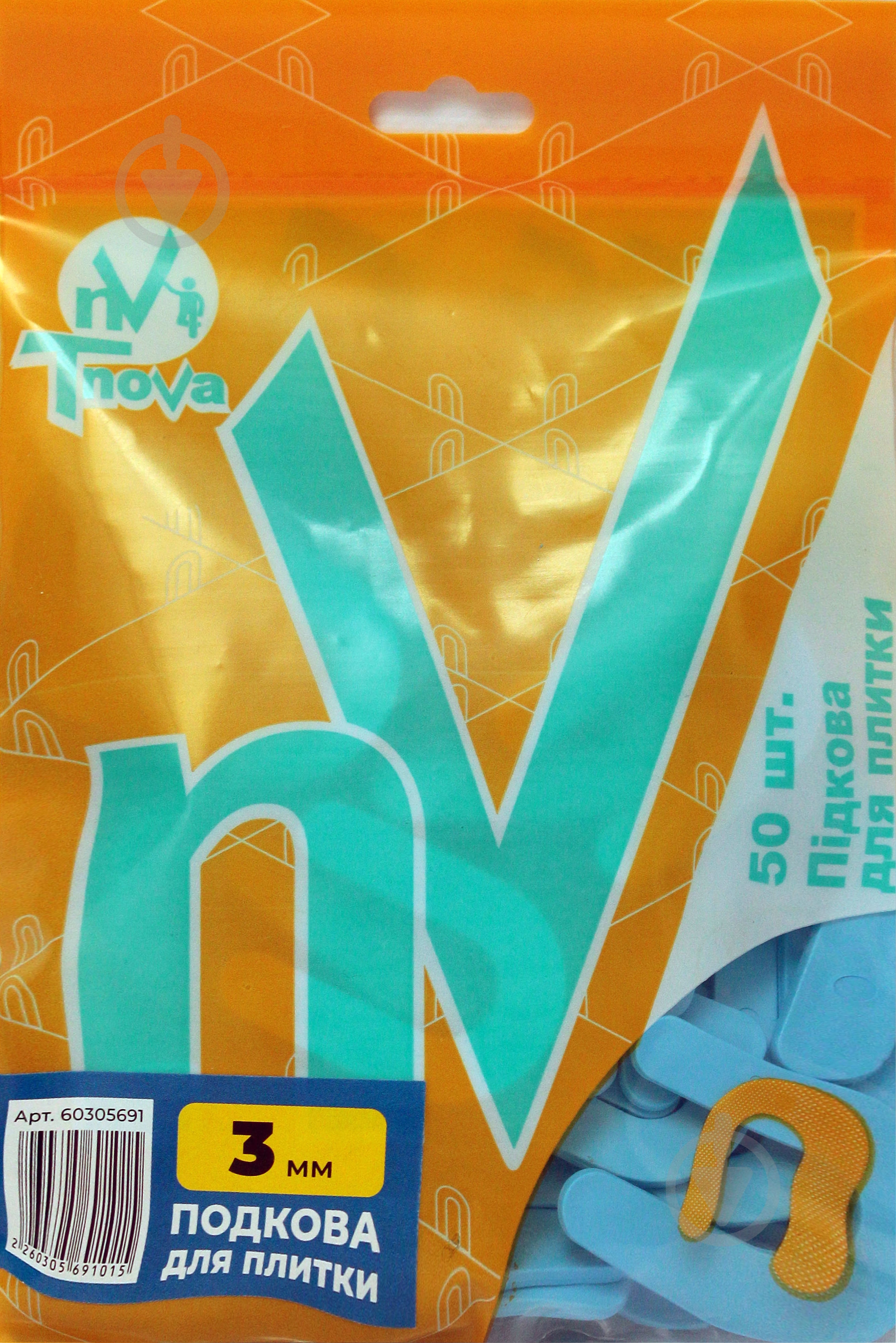 Підкова для плитки Tnova Nova 3 мм 50 шт./уп - фото 1 Підкова для плитки Tnova Nova 3 мм 50 шт./уп - фото 1