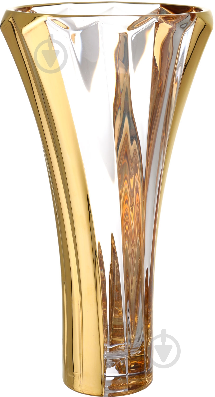 Ваза стеклянная Combi 18,7х35,5 см 35,5 см золотая GOLD-VASE - фото 1 Ваза стеклянная Combi 18,7х35,5 см 35,5 см золотая GOLD-VASE - фото 1