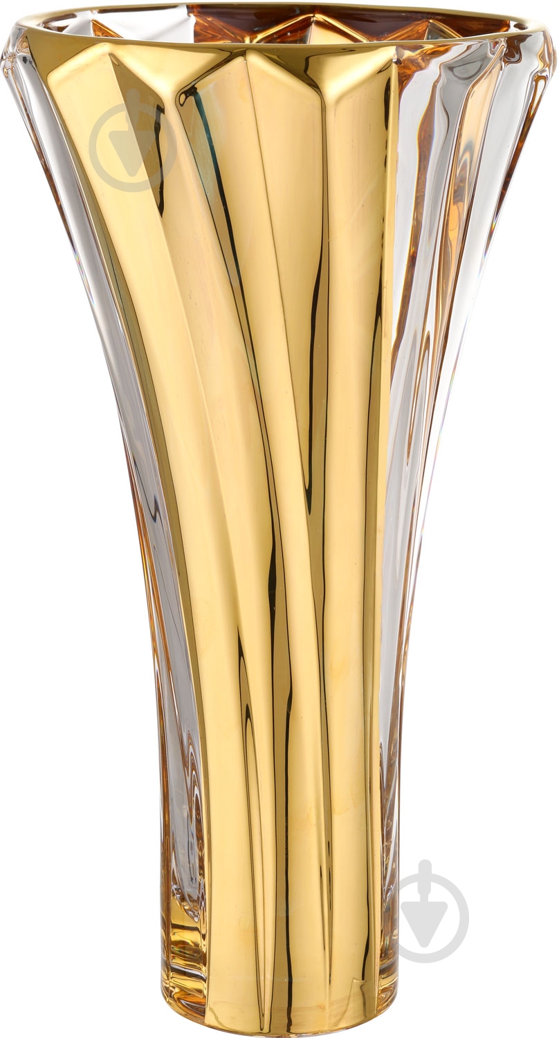 Ваза стеклянная Combi 18,7х35,5 см 35,5 см золотая GOLD-VASE - фото 2 Ваза стеклянная Combi 18,7х35,5 см 35,5 см золотая GOLD-VASE - фото 2