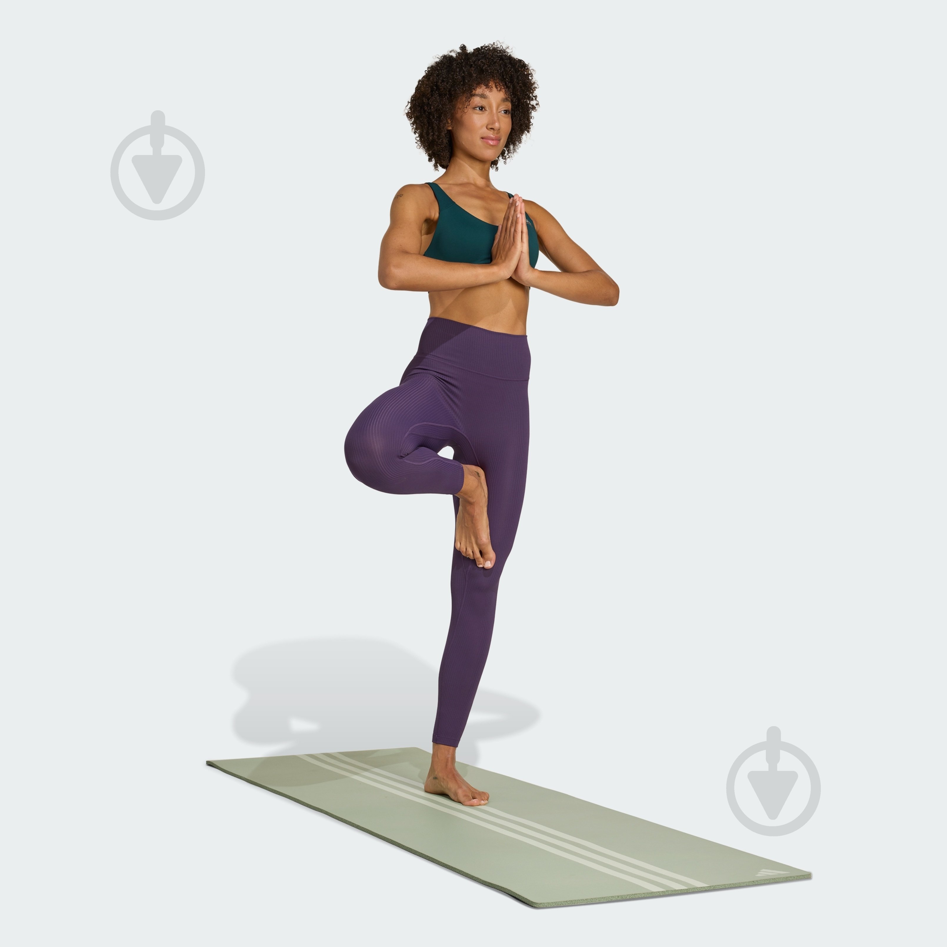 Лосины Adidas ALL ME RIB L JW7591 р.M фиолетовый - фото 5 Лосины Adidas ALL ME RIB L JW7591 р.M фиолетовый - фото 5