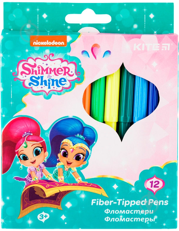 Набор фломастеров SH 12 шт sh20-047 KITE - фото 1