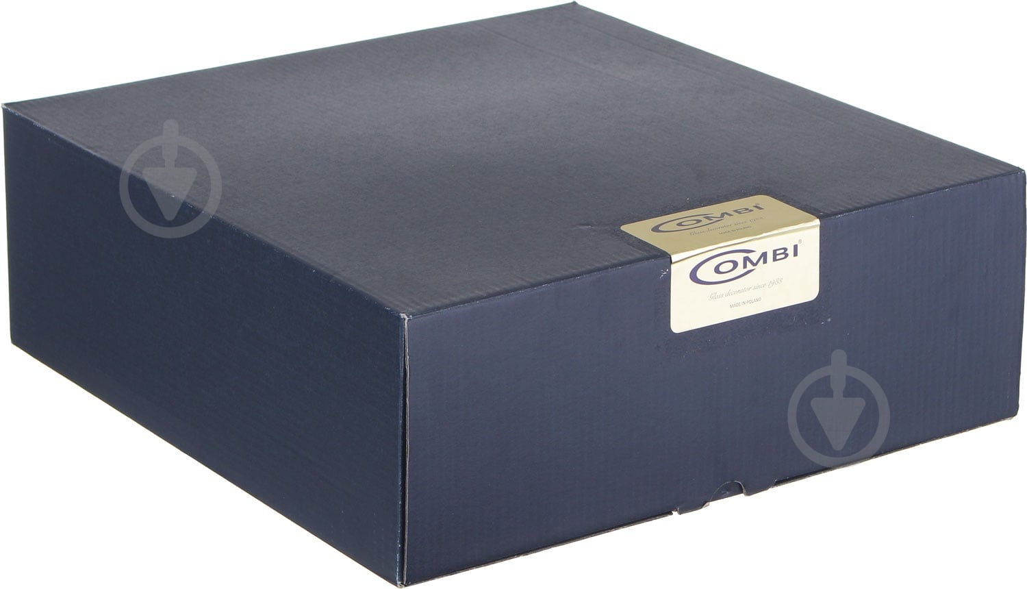 Блюдо декоративне Combi 30х9,1 см 9,1 см прозора із золотом GOLD BOWL-30 - фото 3