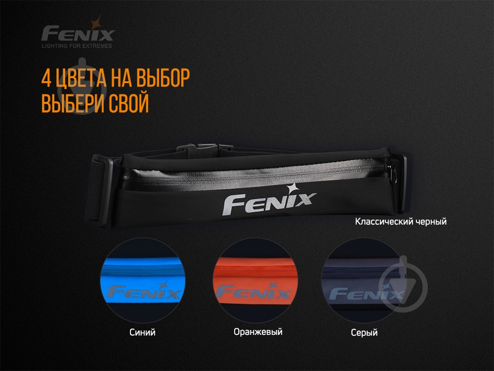 Сумка поясная Fenix AFB-10 СЕРАЯ - фото 8