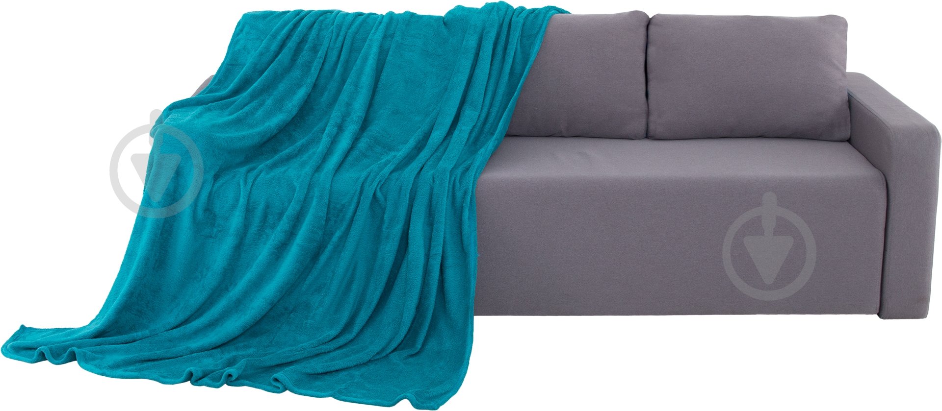 Плед Аква 200x220 см бирюзовый Underprice - фото 1 Плед Аква 200x220 см бирюзовый Underprice - фото 1