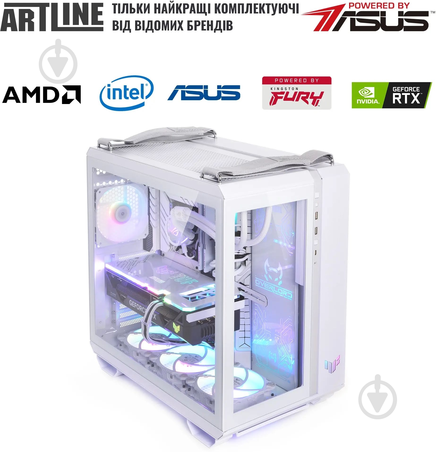 Компьютер Artline Overlord GT502 Windows 11 Home (GT502v86Winw) white - фото 10